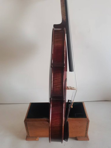 5 Strings 4/4 Violin Solid flamed maple back spruce top hand made K4348 - Picture 4 of 7