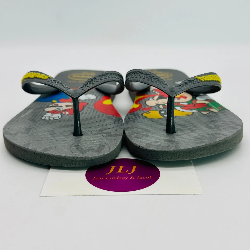 Sandalias Havaianas Niño Mario Bros Bowser Chanclas Tanga Talla 2Y 33/34 EU Foto 4 de 4