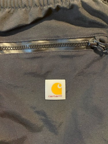 CARHARTT STORM DEFENDER Men's Large XL Pants Black B216 BLK Shoreline Waterproof - Picture 12 of 16