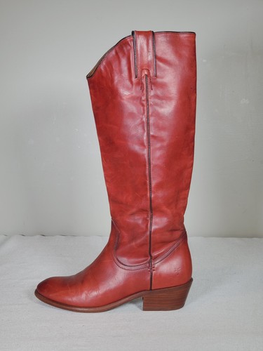 Frye Carson hohe Reitstiefel zum Überziehen purpurrot 3470833-CMJ Damen US 7,5 M  - Bild 5 von 15