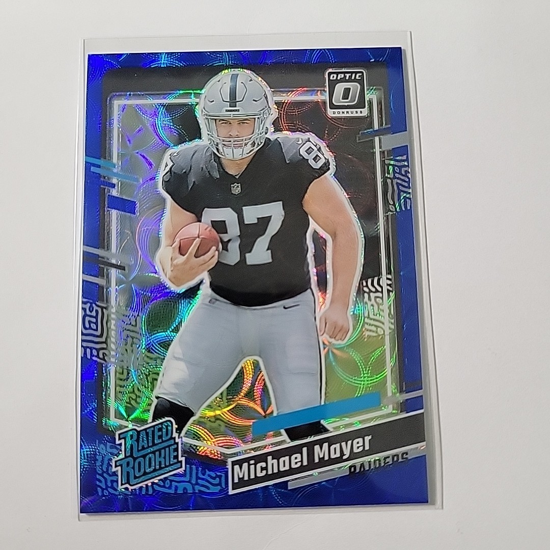 2023 Panini Donruss - Rated Rookie Optic Preview Blue Scope Prizm Michael Mayer