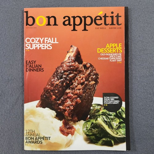 Bon Appetit Magazine Lot of 10 Late 2000s 2010s Thanksgiving Desserts Paris - Picture 20 of 24