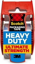 Scotch Heavy Duty Shipping Packaging Tape 1.88"x27.7yd Clear with Dispenser