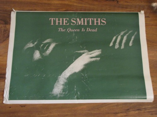 ORIGINAL VINTAGE 1980s THE SMITHS THE QUEEN IS DEAD POSTER Morrissey memorabilia - Picture 3 of 10