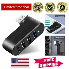 Plug & Play 4-Port USB 3.0 Hub – Lightweight Solution for Multiple Devices