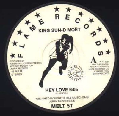 King Sun - D Moët* - Hey Love 12'' Vinyl Electronic, Hip Hop Hip Hop 66262