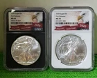 2020 American Silver Eagles First Releases NGC MS69 & MS70 Bald Eagle Label  (A)
