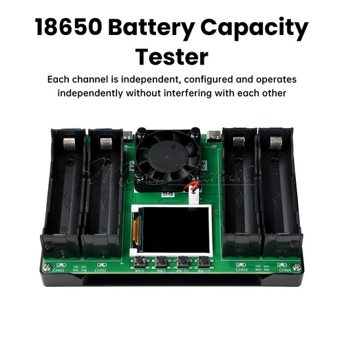 4-Way 18650 Battery Capacity Internal Resistance Tester Auto Charge Discharge - Picture 4 of 43