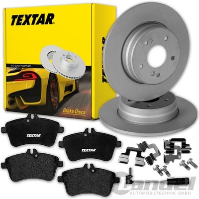 TEXTAR BREMSSCHEIBEN + BELÄGE VORNE für MERCEDES A-KLASSE W169 nur A150 + A160