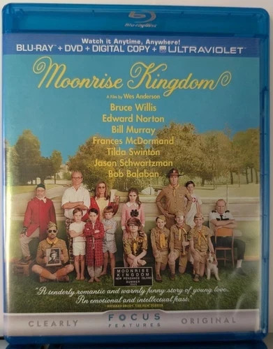 Moonrise Kingdom Blu-Ray/DVD/Digital im Original Case Top Zustand