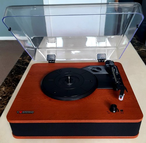 Vosterio B-660 Plattenspieler USB Bluetooth AUX FM. Ersatzteile oder Reparatur