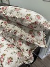 Home Company India NWT 2pc Pillows 14”x26” Bella Notte Ashwell Ruffles Inserts