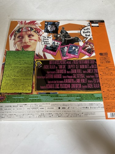 Tank Girl 1995 Laserdisc LD Japan Lori Petty Widescreen NJWL-55118 W/ Obi Sealed - Picture 2 of 4