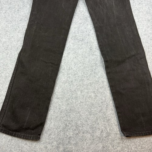 Jeans Wrangler vintage para hombre talla 30x32 936WBK vaqueros occidentales de mezclilla negros - Imagen 12 de 15