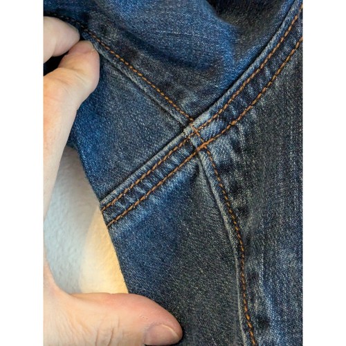 LOFT Women's Size 18 Button Fly Boyfriend Jeans Blue Relaxed Straight Leg Denim - Picture 3 of 10