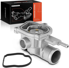 Engine Coolant Thermostat Housing Assembly with Sensor Compatible with Dodge Spr