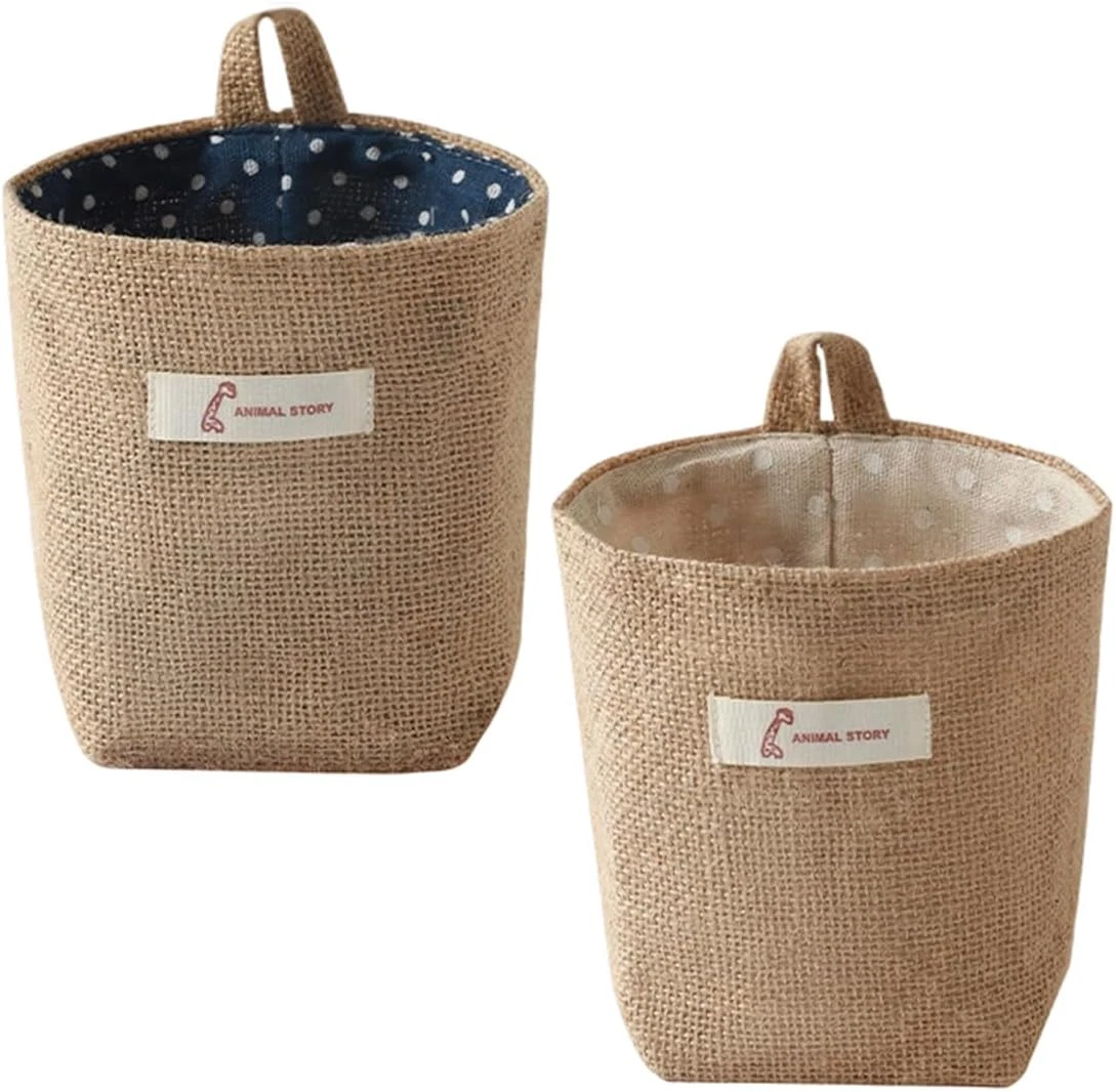 Portaoggetti da appendere con 4 tasche 12 x 33,5 x 100 cm bianco Tina | Maisons du Monde