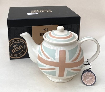 Kitchen Craft Union Jack Teekanne 900ml 6 Tassen Classic Collection Special Edition