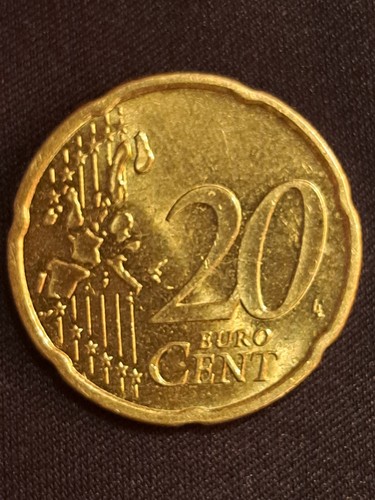 Rare coins 20 cents euro 2002 year A,D,F,G,J Germany. - Picture 6 of 14
