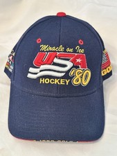 1980 USA Hockey Miracle On Ice Cap Adjustable USA Hockey 1980 Gold Zephyr NWT