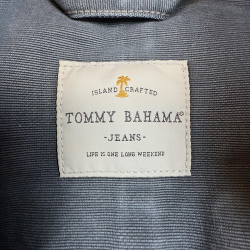 Tommy Bahama Jeans Blazer Mens Medium Gray Workwear Chore Jacket 113-TD5605 - Picture 5 of 13