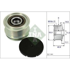 1x Generatorfreilauf Schaeffler INA 535 0012 10 passend für AUDI CHRYSLER VW