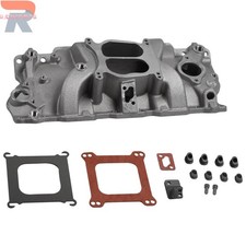 4bbl Dual Plane Intake Manifold For Chevy Sbc 265 267 283 302 305 307 327 350