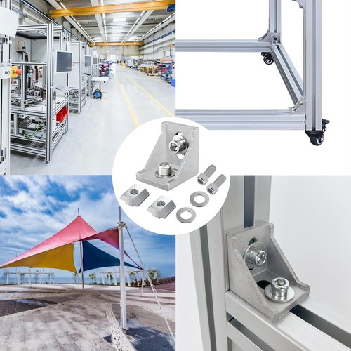 80X Aluprofil Verbinder Innenwinkel Außenwinkel Nutprofil 2020 3030 4040 Nut6/8 - Bild 14 von 25