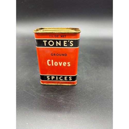 Vintage Tone's Ground Cloves Tin
