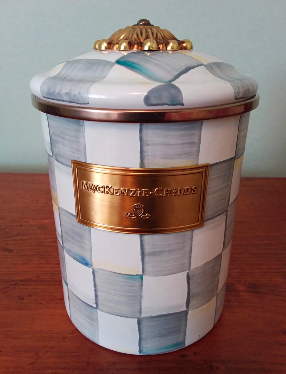 25+ MacKenzie-Childs Enamel Kitchen Canisters & Jars for sale