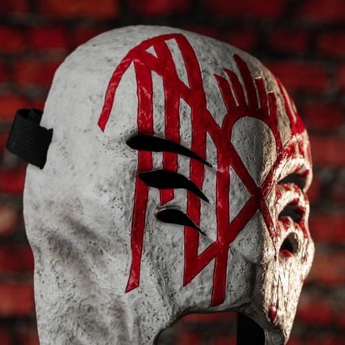 Xcoser Rock Band Dormir Cosplay Disfraz Máscara Hombro Armadura Accesorios Resina Halloween - Imagen 40 de 106