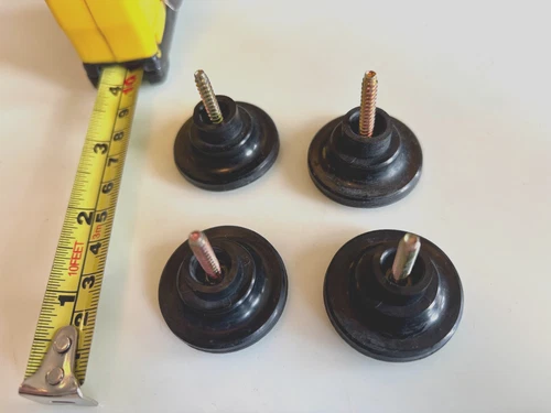 Technics Turntable Feet (Set of 4) for SL-1600 Mk1, SL-1700 Mk1, SL-1800 Mk1 OEM