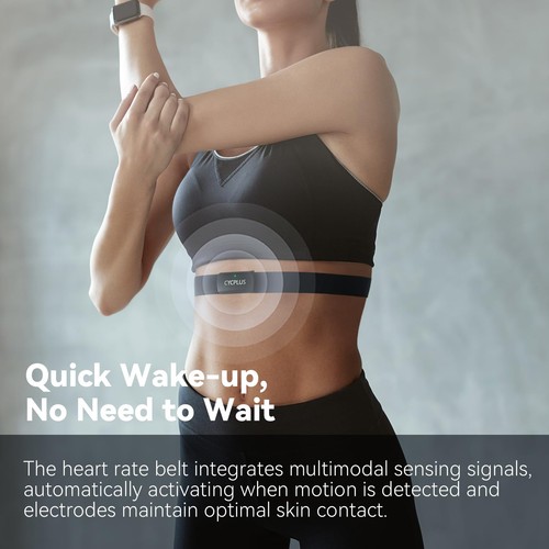 Heart Rate Monitor Chest Strap H2Pro, Bluetooth ANT+ Heart Rate Monitor Chest... - Picture 6 of 9