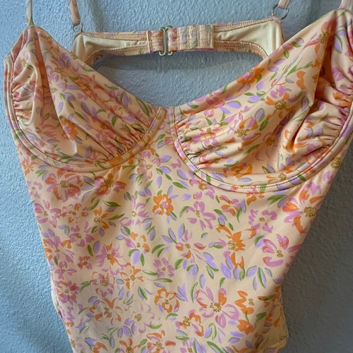 Billabong Women’s Sweet Oasis One Piece Swimsuit Size Lrg Floral Print Beach - Picture 10 of 10