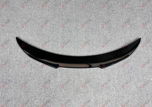 Fits 2017-2022 Infiniti Q60 Carbon Fiber/Gloss black Rear Trunk Lip Spoiler Wing - Picture 4 of 23