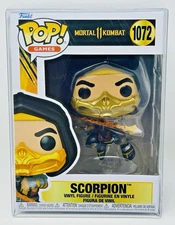 Funko Pop! Vinyl: Mortal Kombat 11 - Scorpion #1072 with Premium Protector - New
