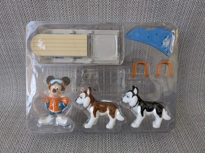Mickey Mouse Schlitten & Husky Hunde Eaglemoss Sammlermodell Brandneu