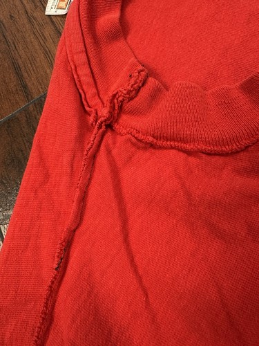 Vintage Hanes Beefy-T T-Shirt 98 Rock FM Honolulu rot Made in USA Erwachsene M Medium - Bild 21 von 24