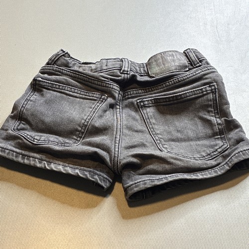 Zara Girls Gray Charcoal Denim Shorts | Size 6 - Picture 6 of 7