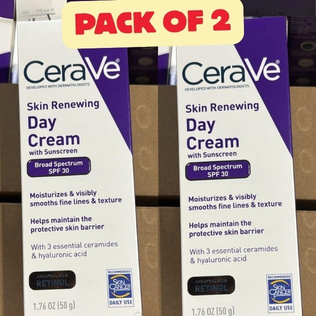 CeraVe Anti-Aging Face Cream with SPF 30 Anti-Wrinkle Retinol Moisturizer 07/26