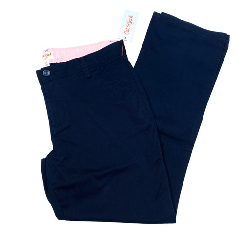 Cat & Jack Girls Slim Straight Fit School Uniform Chino Pants - Sizes 10-16 Plus - Picture 9 of 37