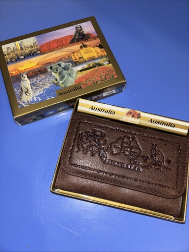 Damen Geldbörse, Echtleder Australian Souvenir Neu mit Karton siehe Bilder A190 - Bild 3 von 9