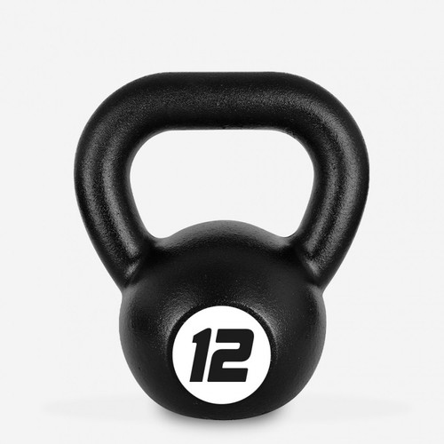 Kettlebell in ferro peso 12 kg sfera maniglia cross training fitness Kotaro - Foto 1 di 7