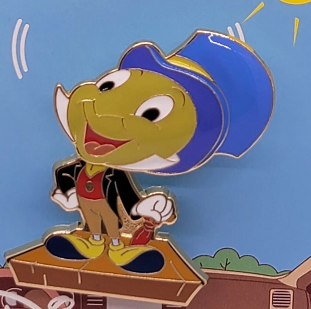 Disney Pin 2023 Dancing Characters Pinocchio Jiminy Cricket