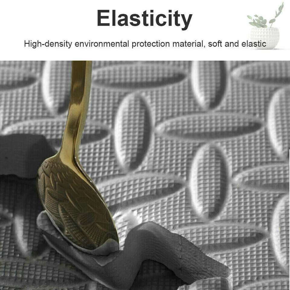 6-48x Interlocking Heavy Duty EVA Foam Gym Flooring Mat Floor Mats Tiles 60x60cm - image 4 of 4