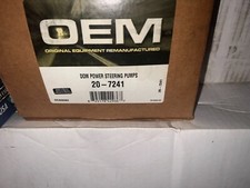 Power Steering Pump-DIESEL, Cutaway Van Cardone 20-7241 Reman nos