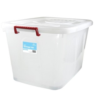 clear storage tubs with lids