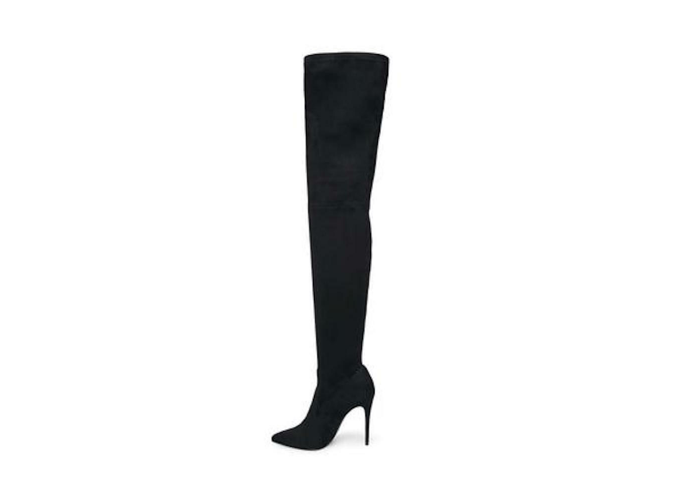 Steve Madden Womens Dominique Dominique Dominique Fabric Pointed Toe Over Knee, Black, Size 6.0 WBG3 3b9f16 Steve Madden Womens Dominique Dominique Dominique Fabric Pointed Toe Over Knee, Black, Size 6.0 WBG3 3b9f16