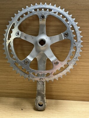 Shimano 600 Crankset Double Bicycle FC-6207 Japan Klein
