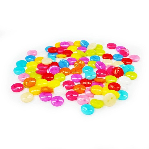 20-5000pcs Stars Flowers Shaped 6mm Buttons Kid's Clothing Sewing Mixed Shapes C - Bild 22 von 22